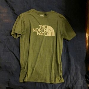 Green North Face Tee